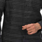 Hurley Men's Armstrong Stretch Classic-Fit Yarn-Dyed Stripe Shirt Charcoal Size XX-Large
