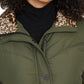 Sanctuary Women's Alpine Puffer Jacket Green Size Medium