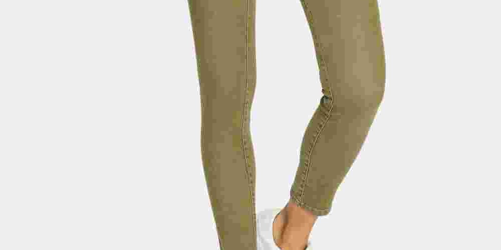 Sanctuary Women's Denim Stretch Cigarette Jeans Green Size 24