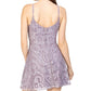 Speechless Women's Embroidered Mesh Skater Pink Dark Beige Size 11