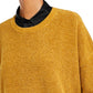 Eileen Fisher Women's Crewneck Organic Cotton Sweater Yellow Size Petite Medium