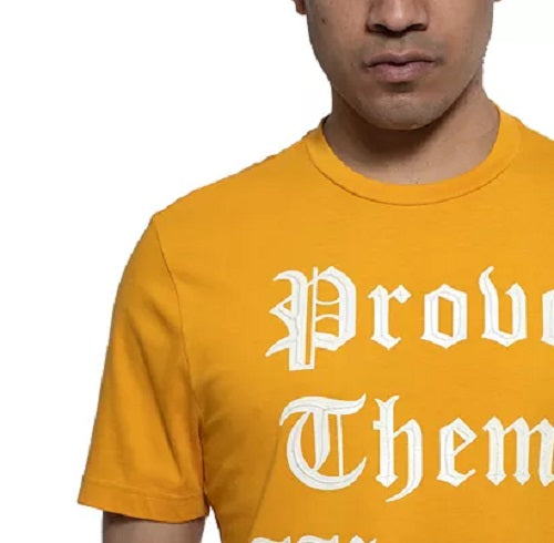 Sean John Men's Prove Them Wrong T-Shirt Brown Size Small