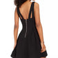Teeze Me Juniors' Embellished Fit & Flare Dress Black Size 7