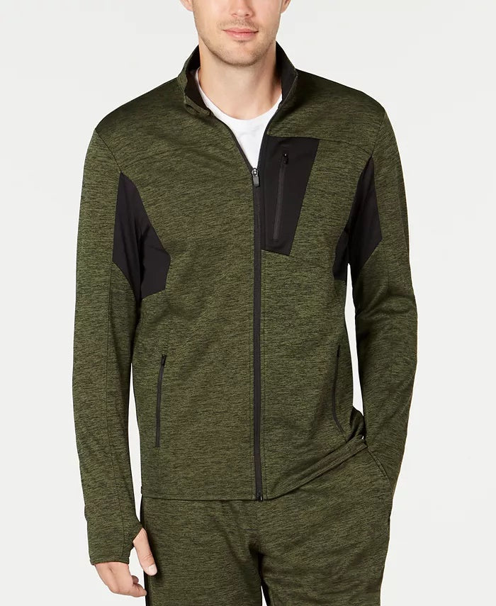 ID Ideology Men's Track Jacket Green Size XXX-Large