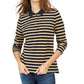 Tommy Hilfiger Women's Long-Sleeve Polo Shirt Blue Size X-Small