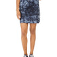 Tommy Hilfiger Women's Cotton Tie Dyed Drawstring Skirt Navy Size X-Large