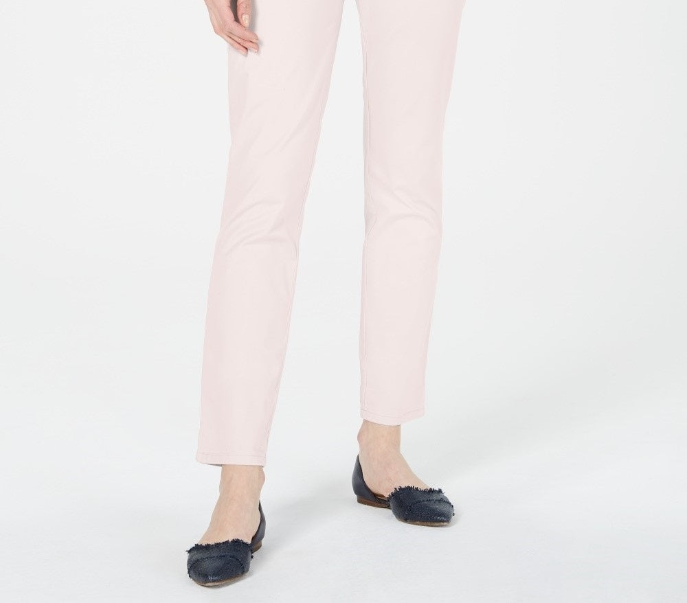 Tommy Hilfiger Women's Hampton Straight-Leg Pants Pink Size 8