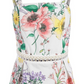 Monteau Big Girl's Embellished Floral Print Dress White Size Large