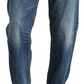 Silver Jeans Co Men's Zac Relaxed Straight Fit Stretch Jeans Blue Size 32X30