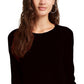 Planet Gold Junior's Crewneck Sweater Black Size X-Large