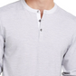 Guess Men's Dotted Henley White Size XX-Large