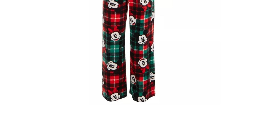 AME Little & Big Girl's 2 Pc. Minnie Mouse Plaid Pajama Set Assorted Size 4