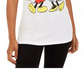 Disney Juniors' Mickey & Minnie Mouse Graphic-Print T-Shirt White Size Extra Large