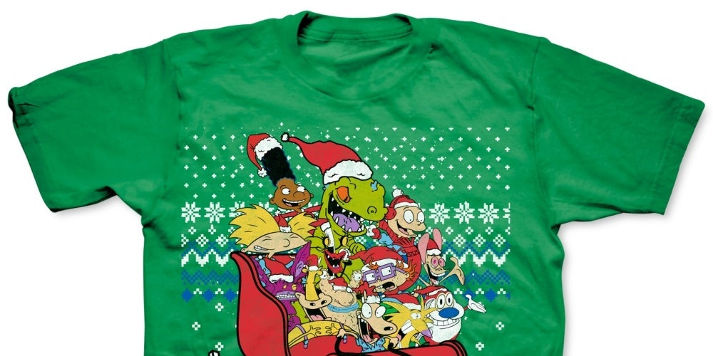 Freeze 24-7 Men's Nickelodeon Graphic Short Sleeve T-Shirt Green Size Large