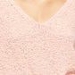 Free People Women's Coral Knit Dolman Sleeve V Neck Sweater Orange Size Large