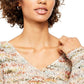 Free People Women's Highland V-Neck SweaterBeige White Size Large