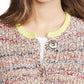 Free People Women's Walk On By Cardigan Multi Combo White Size Small