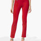 Alfani Women's Petite Tummy-Control Pull-On Skinny Pants Red Size 2 P
