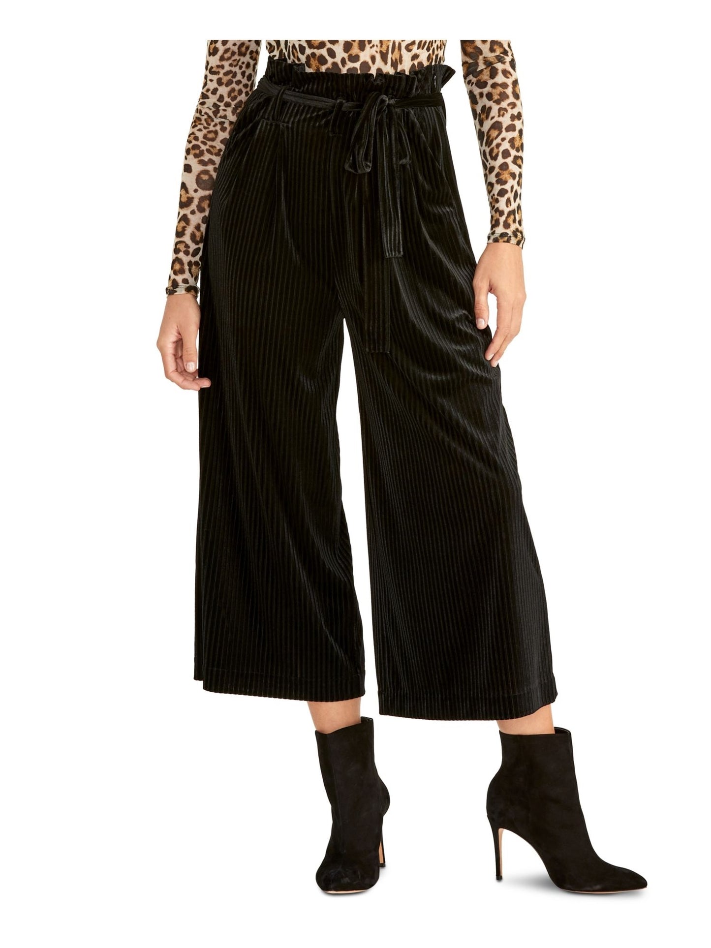 Rachel Roy Women's Rose Pants Black Size Large
