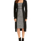 Rachel Roy Women's Long Cardigan Sweater Black Size X-Small