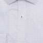Ryan Seacrest Distinction Men's Dress Shirt Grid Slim Fit Blue Size 15X34X35