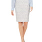Calvin Klein Women's Tweed Pencil Skirt -Gray Size 2