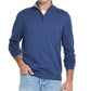 Weatherproof Vintage Men's Quarter Zip Sweater Navy Size Small