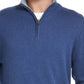 Weatherproof Vintage Men's Quarter Zip Sweater Navy Size Small