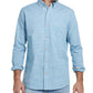 Weatherproof Vintage Men's Collared Dress Shirt Blue Size Small