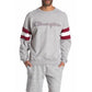 Champion Men's Colorblocked Sweatshirt White Size X-Large