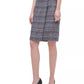 Calvin Klein Women's Tweed Pencil Skirt Brown Size 14