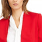 Calvin Klein Women's Single-Button Blazer Red Size 12