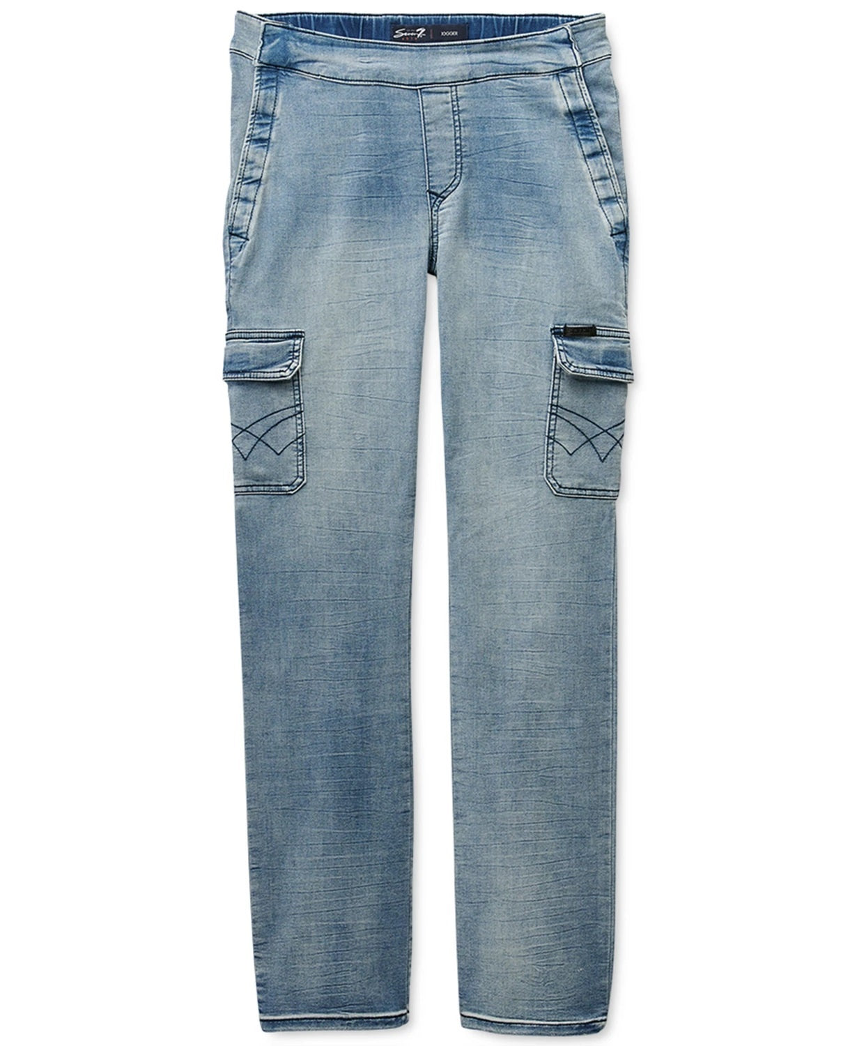 Seven7 Adaptive Men's Seated Mosset Pocketed Jeans Blue Size 34X33