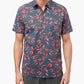 Jack O'Neill Men's Bamboo Short Sleeve Woven Shirt Blue Size X-Large