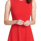 Tommy Hilfiger Women's Fit & Flare Dress Red Size 14