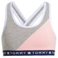 Tommy Hilfiger Little & Big Girl's Cross Back Colorblocked Bra Pink Size 6-7