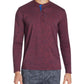 Tallia Men's Slim Fit Mercerized Paisley Long Sleeve Red Size Small