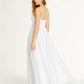 Crystal Doll Juniors' Sequin V-Neck Gown White Size 11