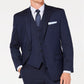 Club Room Men's Classic-Fit Stretch Navy Twill Vested Suit  Navy Size 40