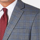 Tommy Hilfiger Men's Modern Fit Thflex Stretch Windowpane Sport Coat Grey Size 40