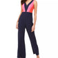 Vince Camuto Women's Colorblocked Jumpsuit Blue Size 14
