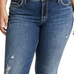 Silver Jeans Co Co Women's Trendy Ripped Boyfriend Jeans Blue Size 24W