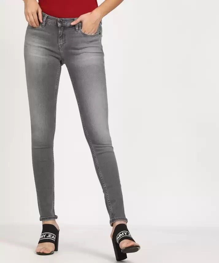 Tommy Hilfiger Women's Plus Size Skinny Jeans Dark Gray Size Small Petite