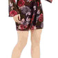 Guess Women's Maiya Floral Print Dress Grey Size Small