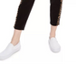 Juicy Couture Women's Side Stripe Velour Sweatpants Black Size Small