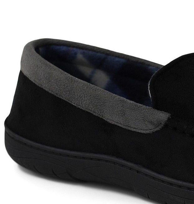 Weatherproof Vintage Men's Moccasins Black Size Medium