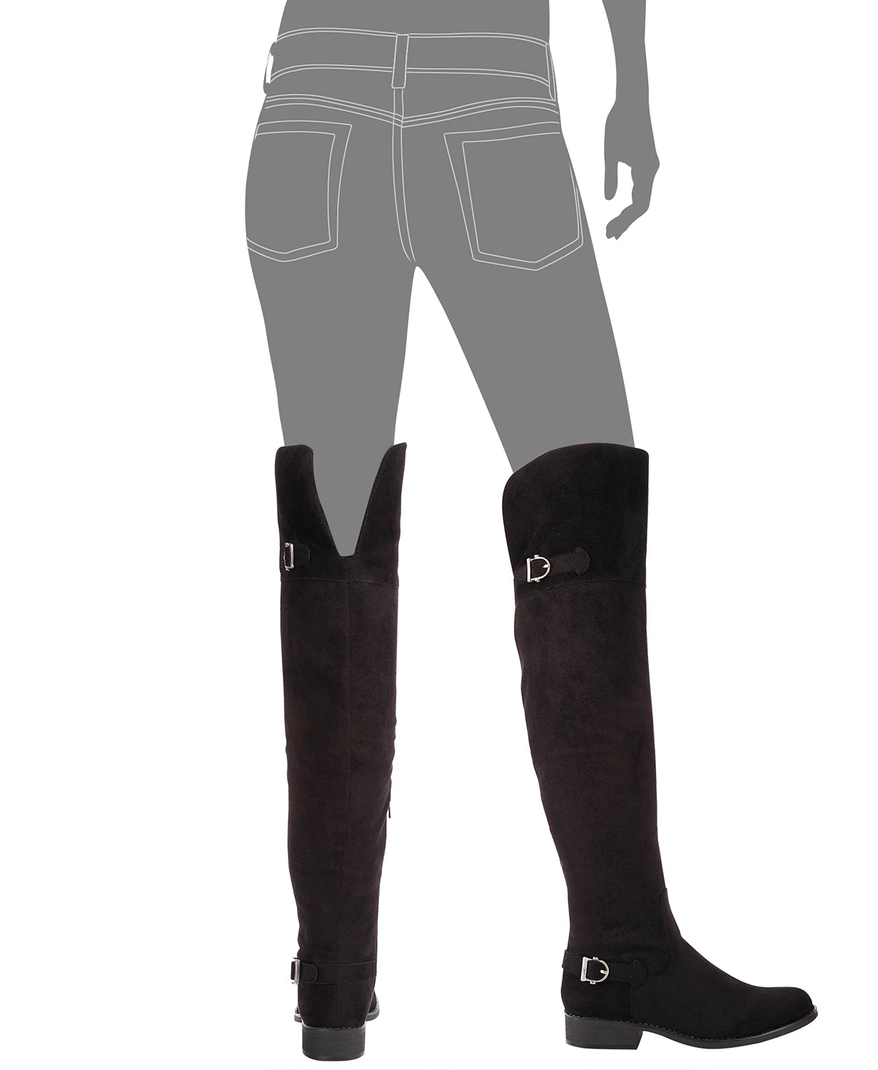 American Rag Women's Adarra Over-The-Knee Boots Black Size 6.5 M
