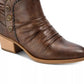 Baretraps Bethany Booties Women's Shoes Brown Size 5.5 M