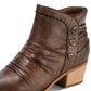 Baretraps Bethany Booties Women's Shoes Brown Size 5.5 M