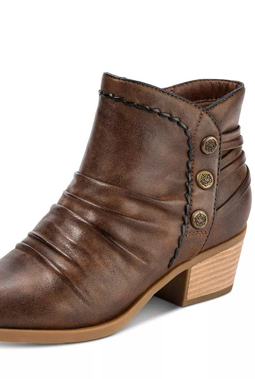 Baretraps Bethany Booties Women's Shoes Brown Size 5.5 M